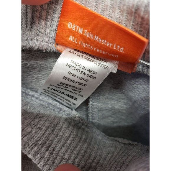 Nickelodeon Paw Patrol‎ ALWAYS READY blue red gray jogger set 12 months boys - Picture 2 of 6